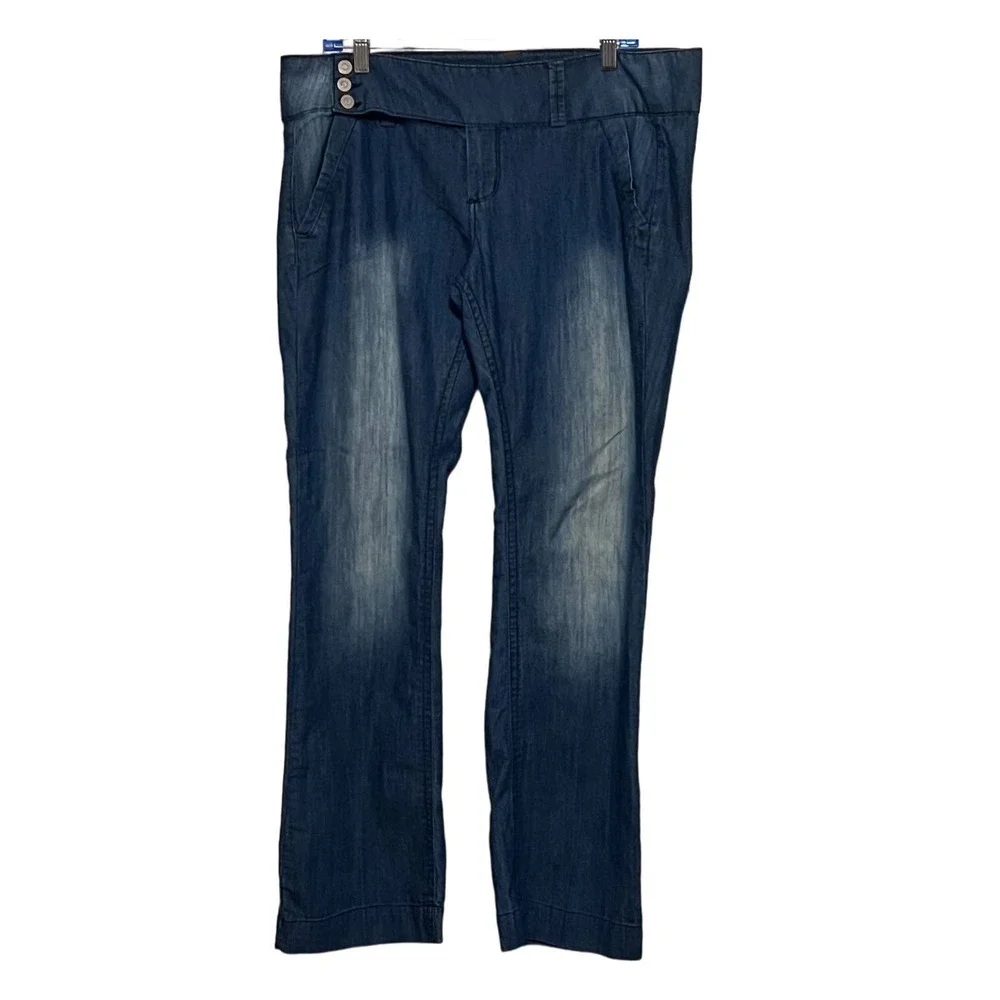 So Women's Jeans Buttons on the Right Side‎ Size 17 31